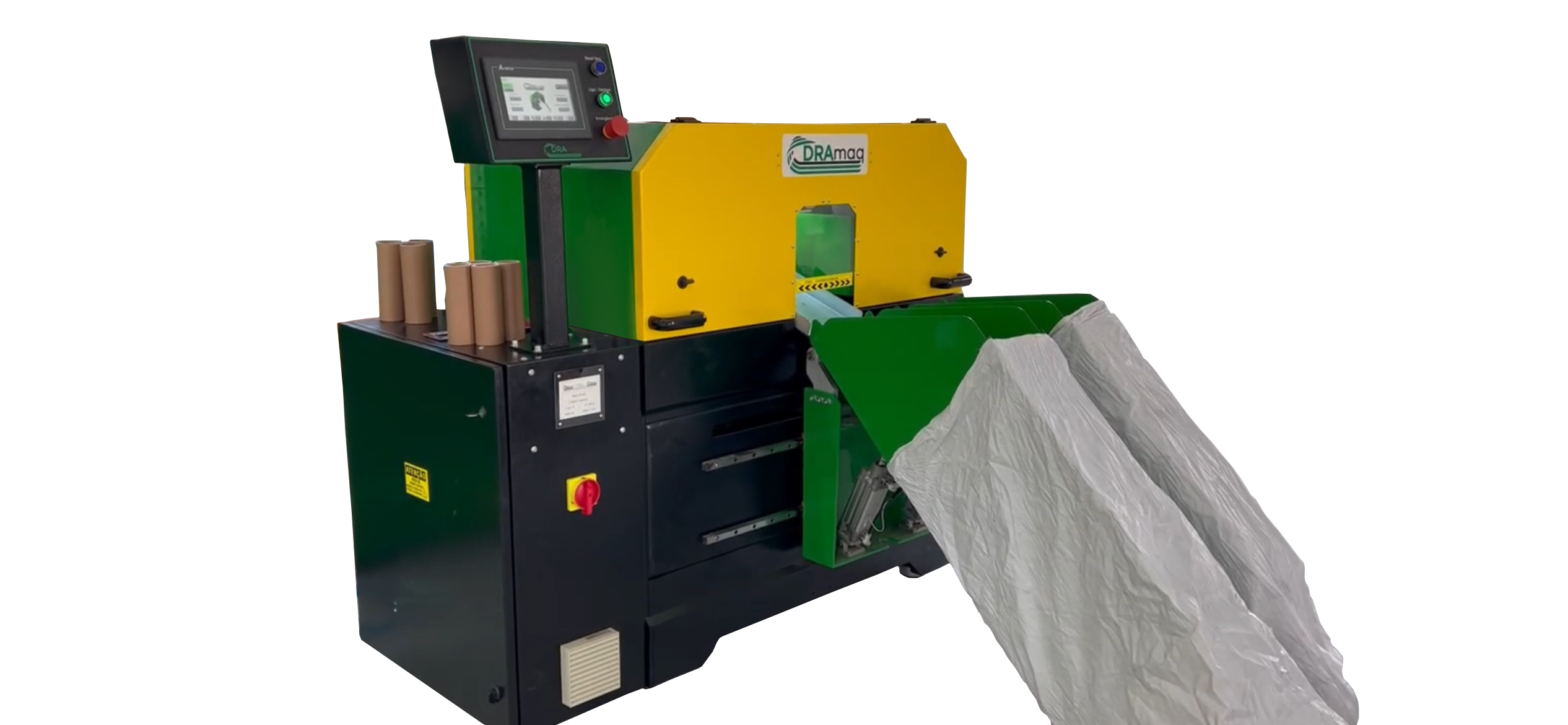 Máquina automática para virolar tubetes